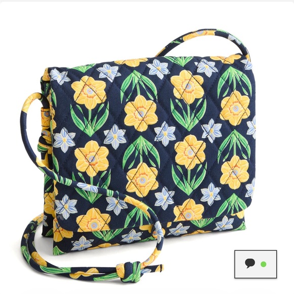 Vera Bradley Handbags - Vera Bradley Baird Hipster Crossbody NWT Daffodils